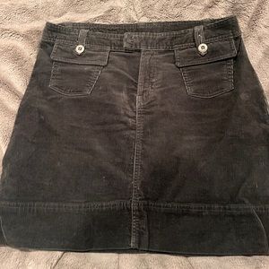 Mini corduroy skirt